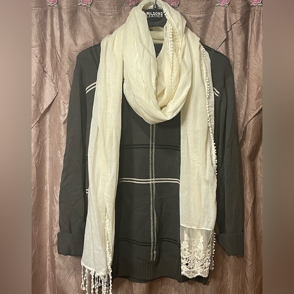 Dockers Windowpane Oversized Sweater Unisex - Picture 4 of 7